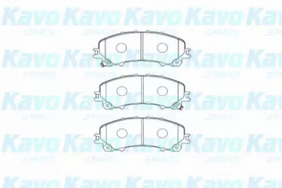 KAVO PARTS bp6636 -  Комплект тормозных колодок, дисковый тормоз